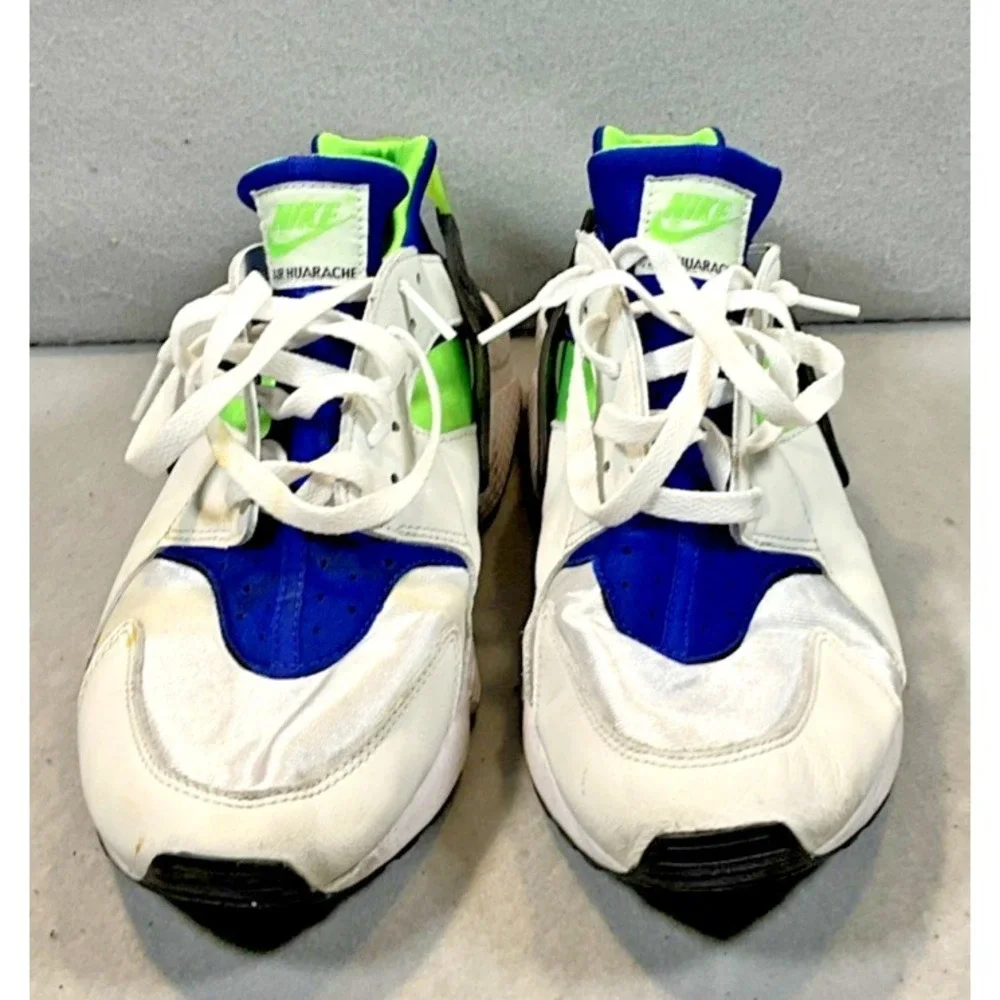 Nike Air Huarache 2021 Scream Green. Low Top. Size 10.5 (DD1068-100)